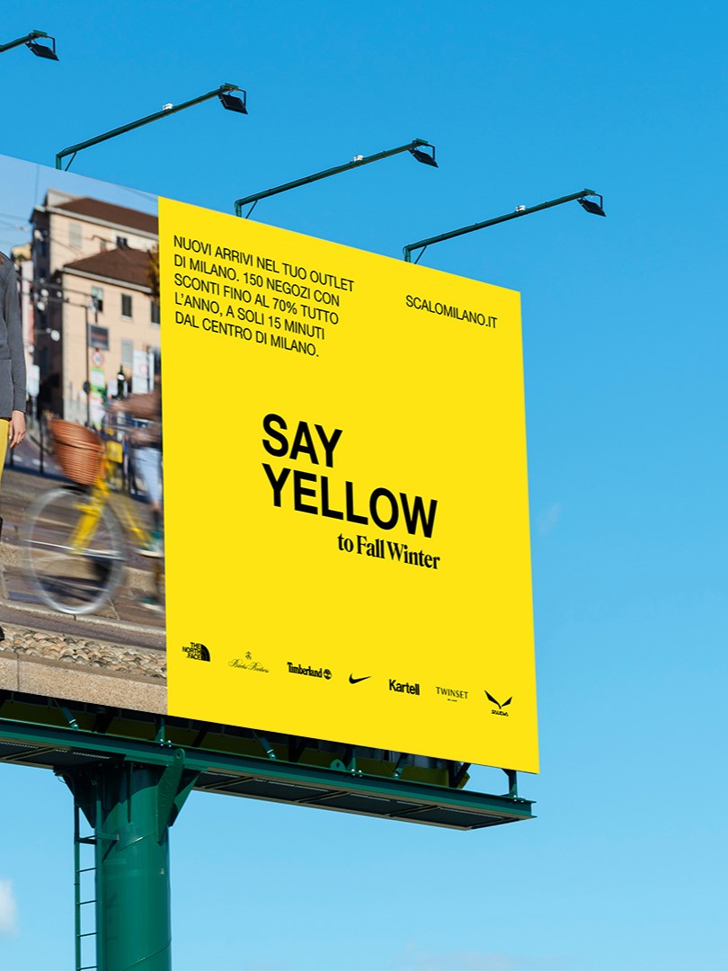 I Nostri Progetti cartellone pubblicitario