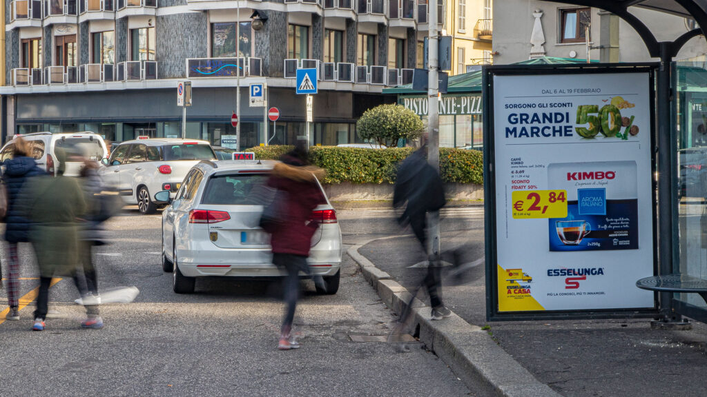 pensilina pubblicitaria